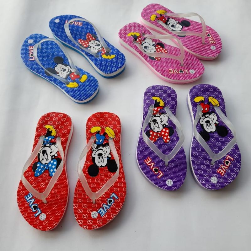 Sandal Jepit Jelly Amira Hak Mickey