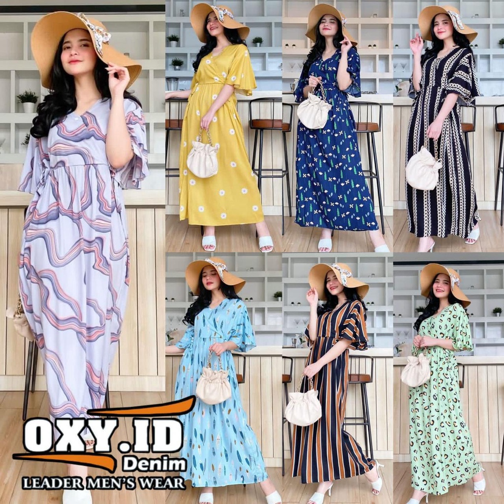 DASTER KIMONO Model Lengan Lonceng Adem Halus