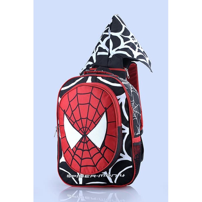 Tas Sekolah Ransel Anak Laki Laki PAUD TK SD Garsel Karakter Spiderman