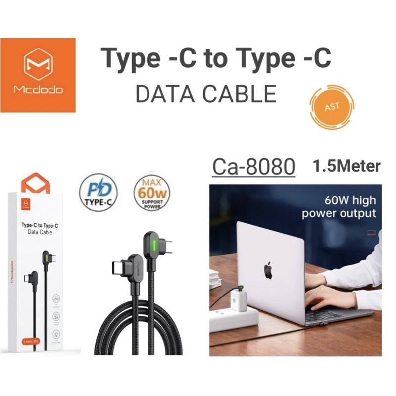 Mcdodo Kabel Data Type C To C