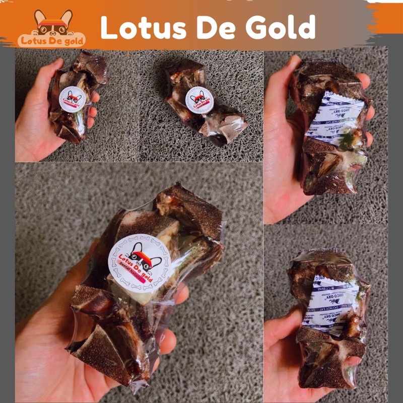 Snack Anjing N Beef Bone Dehydrate | Tulang Leher Ayam Kering | Jerky Tulang Sapi