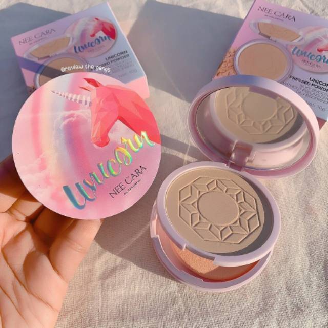 NEE CARA Unicorn Pressed Powder #N663 Thailand / Compact / Bedak Padat / Silky Smooth Oil Absorbing