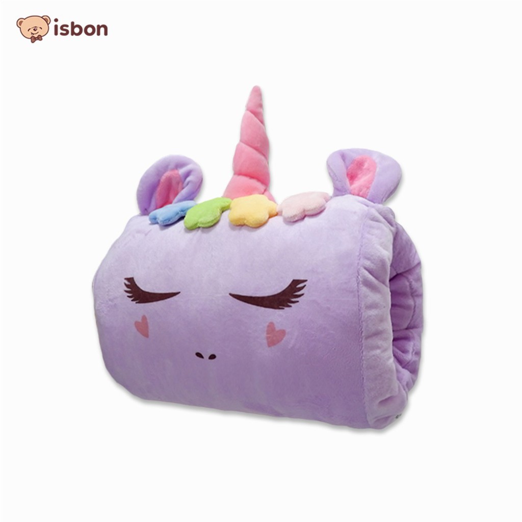 Boneka roll cushion unicorn bantal tangan kuda poni untuk anak bayi berbentuk karakter little pony yang dapat digunakan untuk traveling dan dibawa ke kantor dan sekolah untuk istirahat tidur siang-istana boneka