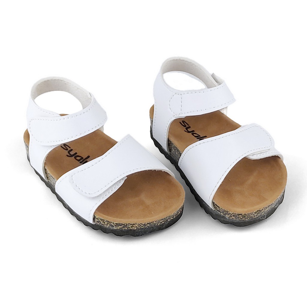 SANDAL ANAK UNISEX 1 SAMPAI 2 TAHUN CHT1 PUTIH
