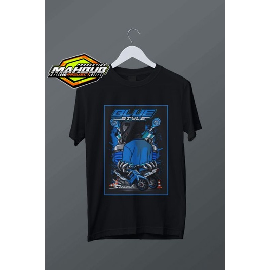 Kaos Baju Suzuki Smash Blue Style Terbaru Terlaris Termurah
