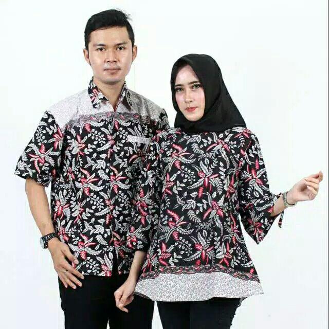 Promo!!! Batik Cople Sogan Kembang Padi Kenongo Mega Mendung Hrb026 Risna Batik Notoarto M L Xl