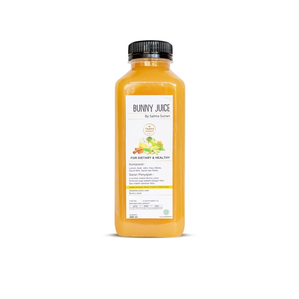 

Jus Diet Sehat Herbal Alami Bunny Juice By Salma Sunan (Bunny Juice 500ml 1 Botol) Untuk Imunitas Tubuh Detoks Sehat Tanpa Bawang HALAL MUI