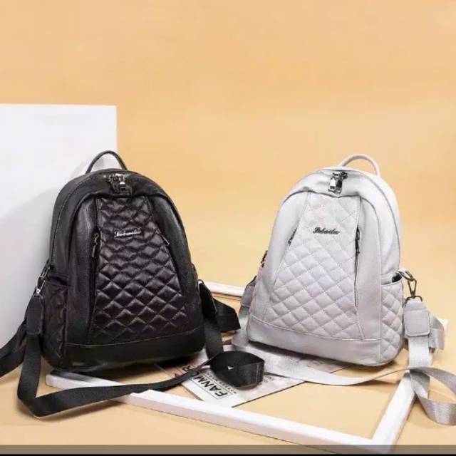Preloved Tas ransel gucci putih