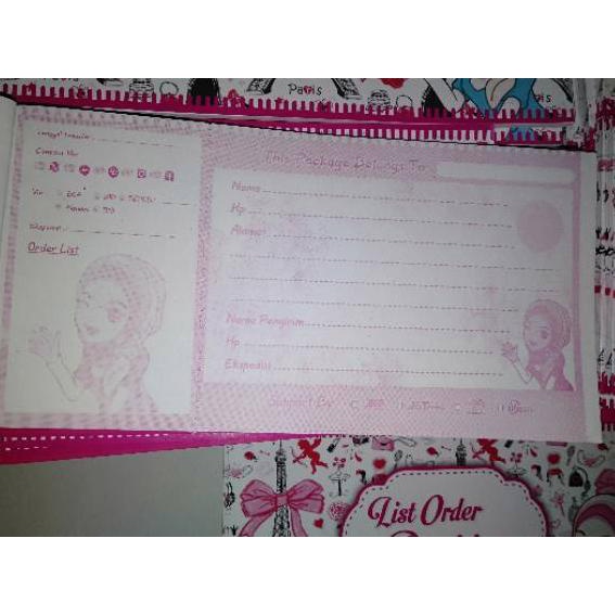 

タ List order Pengiriman model kwitansi (sobekan kecil arsip) ➦