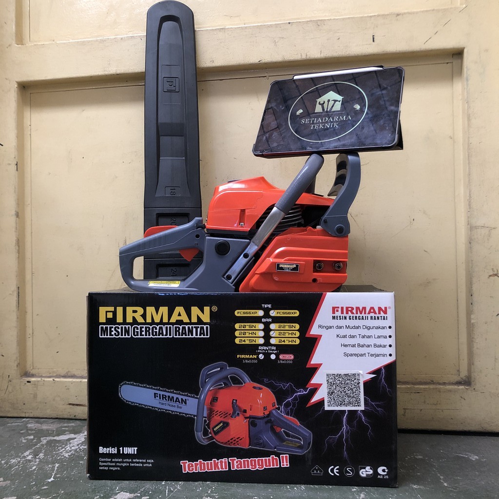MESIN GERGAJI RANTA FCS58XP 22"INCH HN FIRMAN /FIRMAN CHAINSAW
