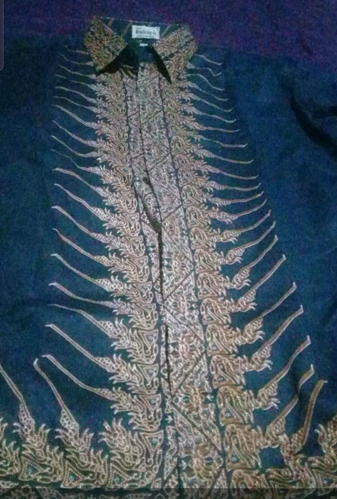 Modang Navi Kemeja Batik Pria Lengan Panjang Full Furing Katun Halus Sragenan