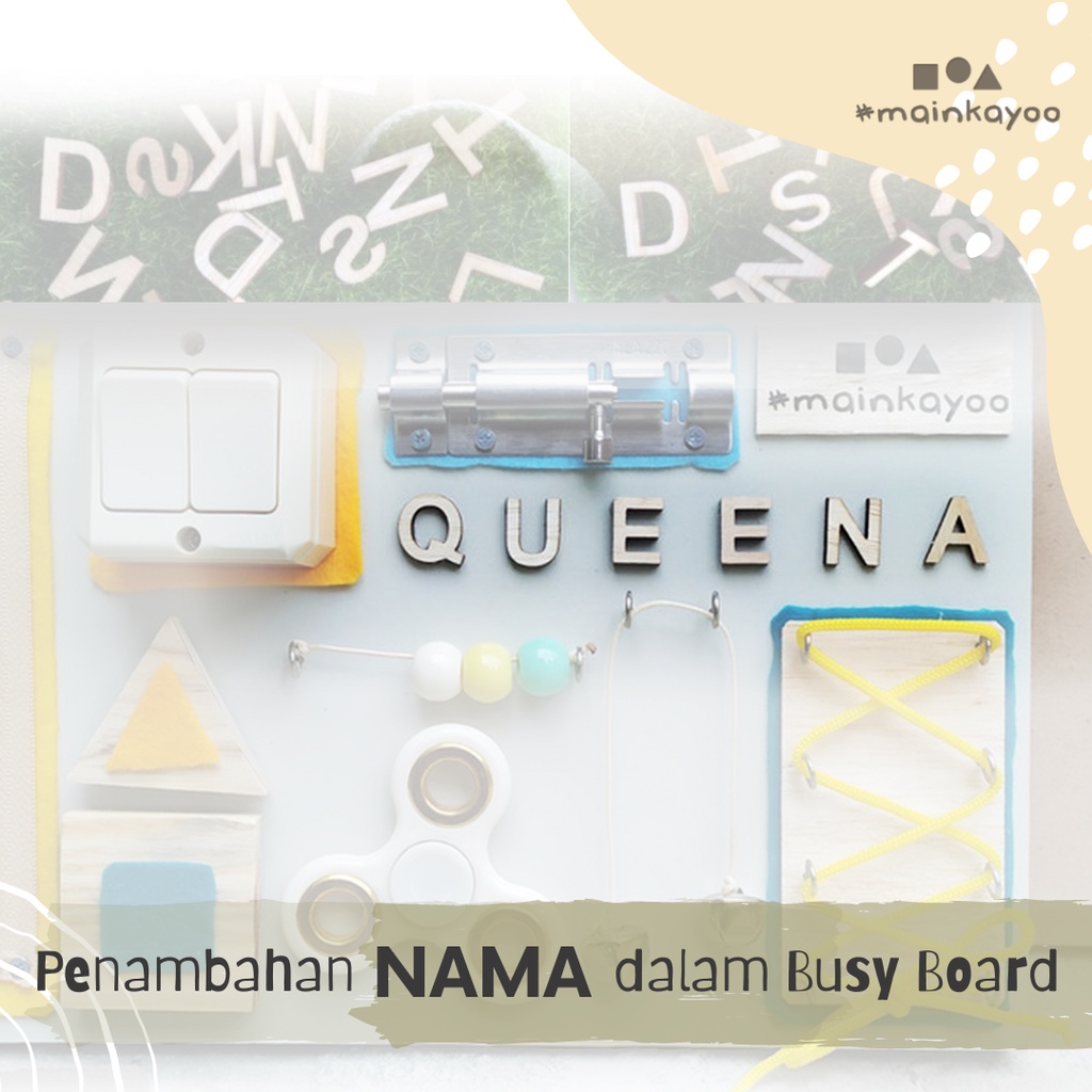 Penambahan Nama per-huruf untuk busy board (Additional)