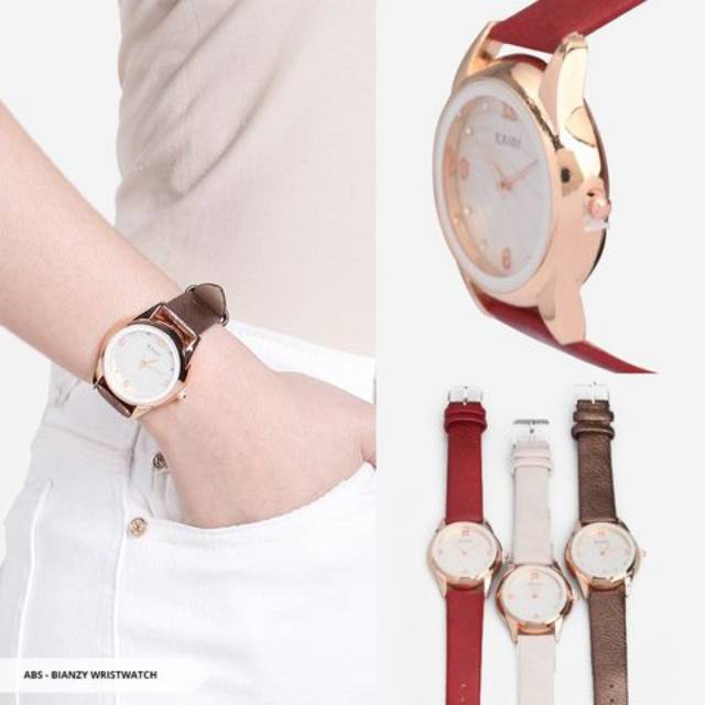 

Bianzy Plain Round Wristwatch