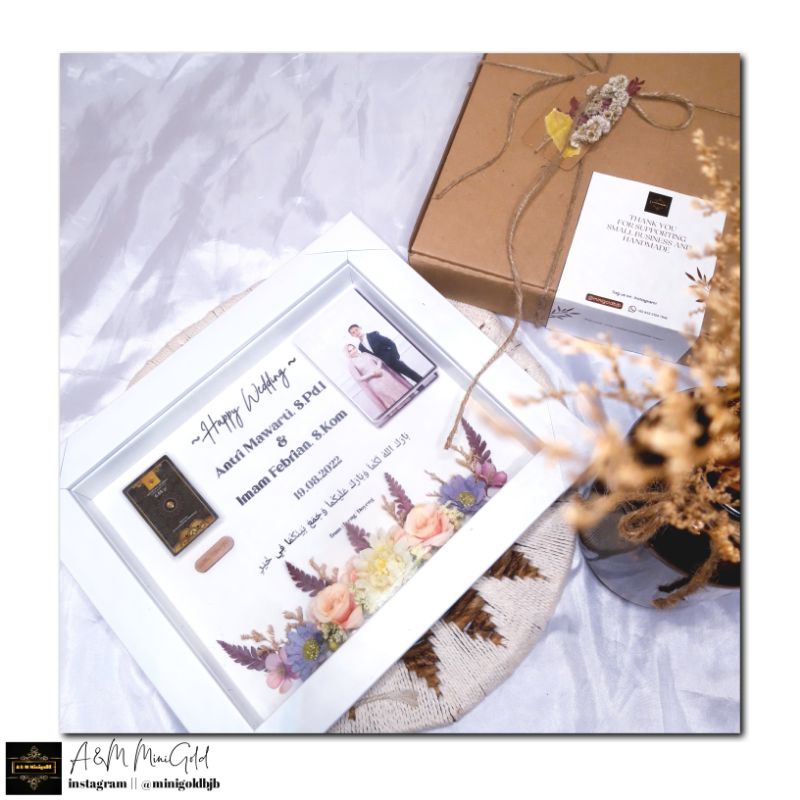 HAMPERS JAMAN NOW (DIKIRIM TANPA EMAS) HAMPERS MINIGOLD HAMPERS HANDMADE CUSTOM FRAME MINIGOLD KADO 