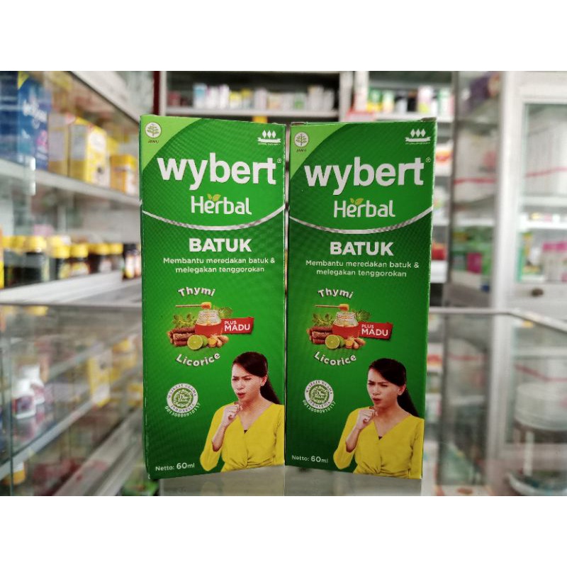 WYBERT HERBAL BATUK SIRUP 60 ML - ED 10/2024