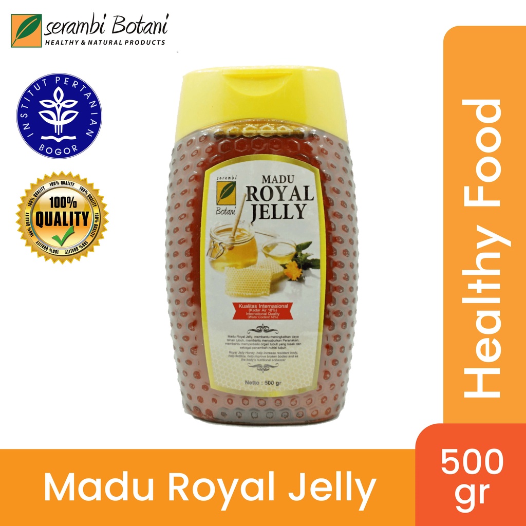 

Madu Murni Royal Jelly 500gr Standar Internasional Healthy & Natural Products