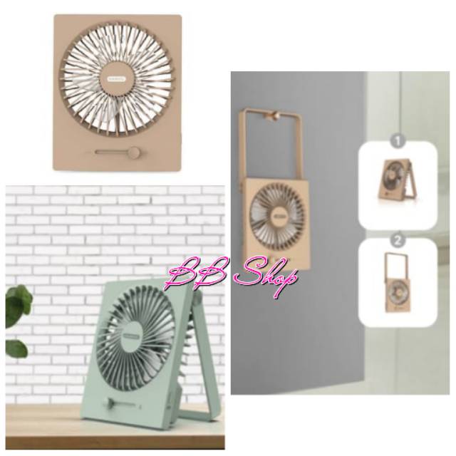 Memoo Kipas Angin Portable Rechargeable Mini Fan USB 5 W