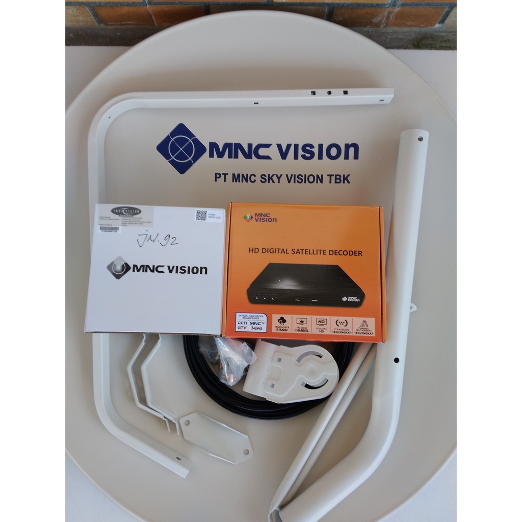 Decoder Receiver Parabola Jawara Vision Gratis TV Nasional Selamanya  FULL SET