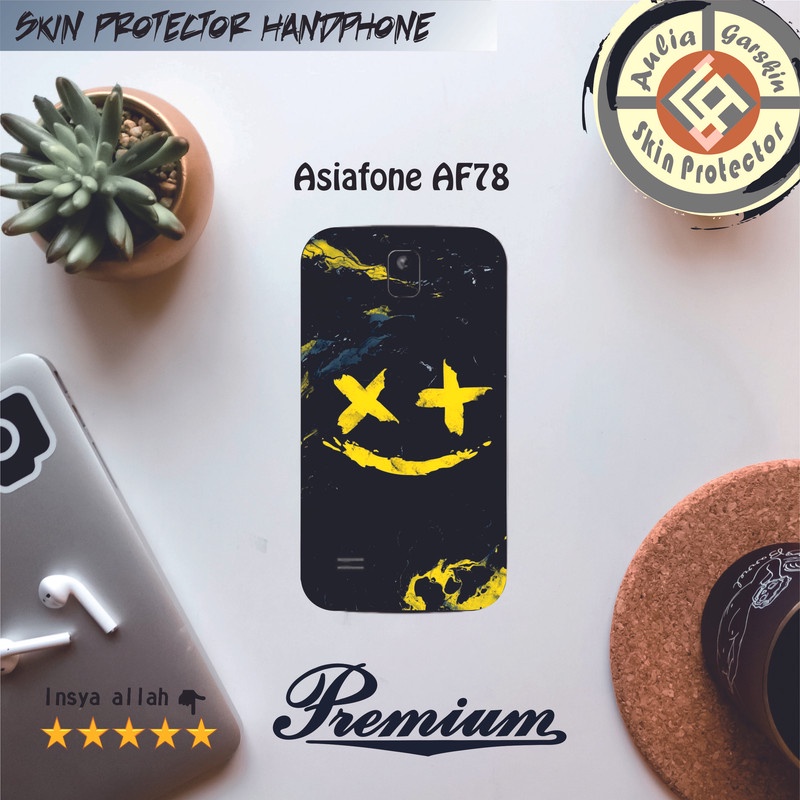 Dapat 2pcs Garskin HP Asiafone AF78 Motif jj - Free Custom Motif Via Chat