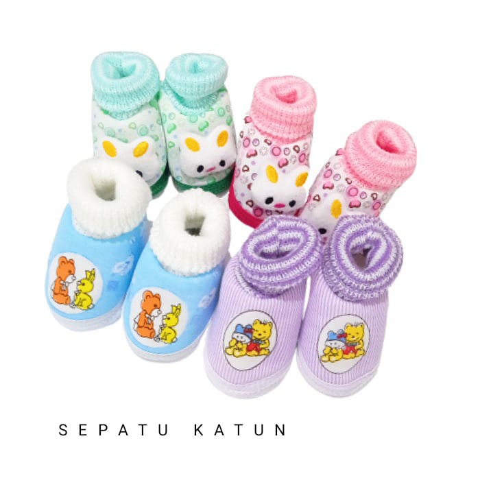 Sepatu Bayi | Sepatu Bayi Murah | Sepatu Bayi Katun Motif Lucu