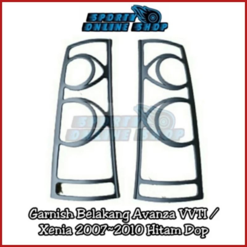 Garnish Lampu Avanza VVTI 2007-2010 Hitam Dop