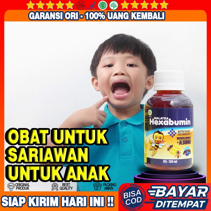 Obat Sariawan Untuk Anak - Walatra Hexabumin 100% Asli Terbukti Original