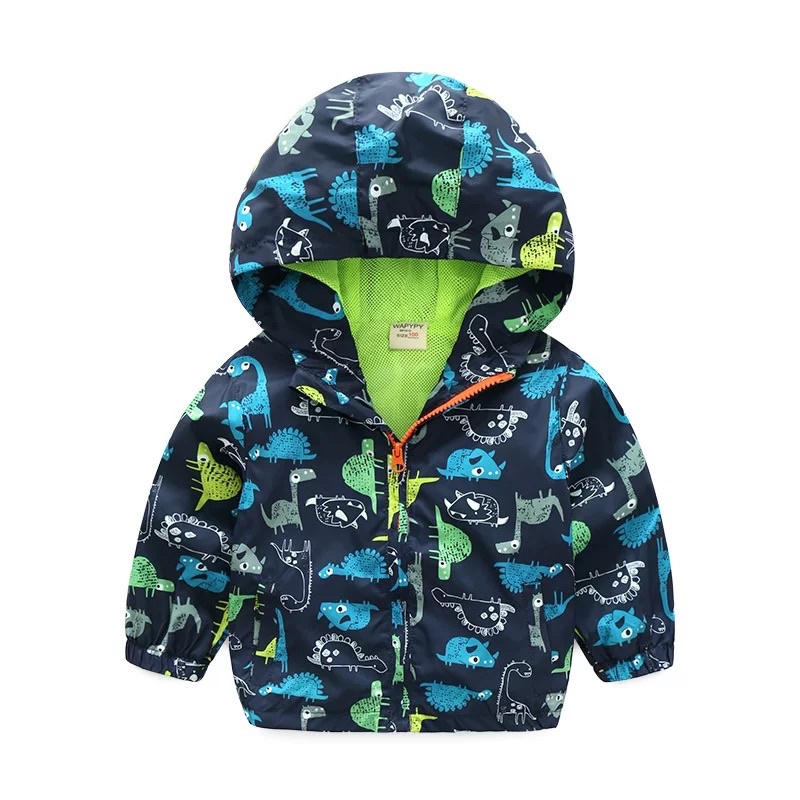 JaKet hoodie parasut motor anak / baby / bayi tahan angin dan air hujan lapisan dalaman tidak panas-C