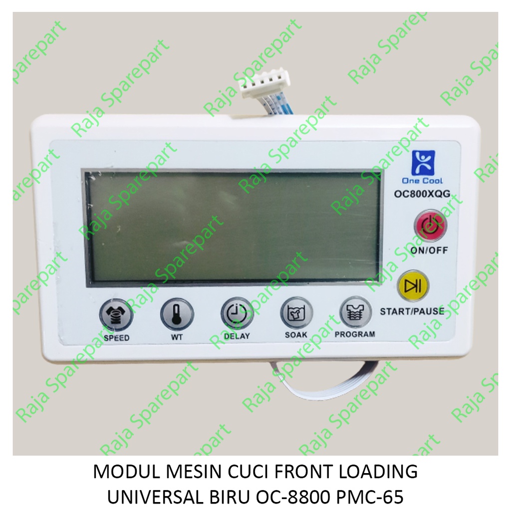 PCB/ MODUL MESIN CUCI FRONT LOADING/ PINTU SAMPING UNIVERSAL BIRU OC-8800 PMC-65