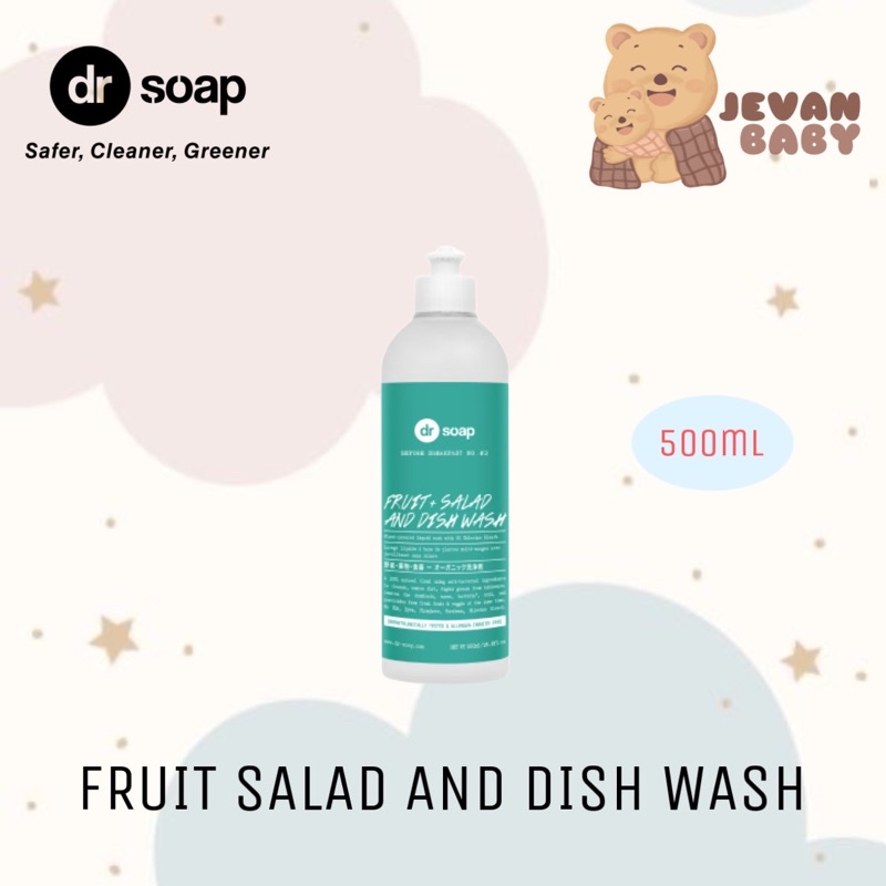 Dr Soap Fruit Salad and Dish Wash 500ml (Before Breakfast Scent)