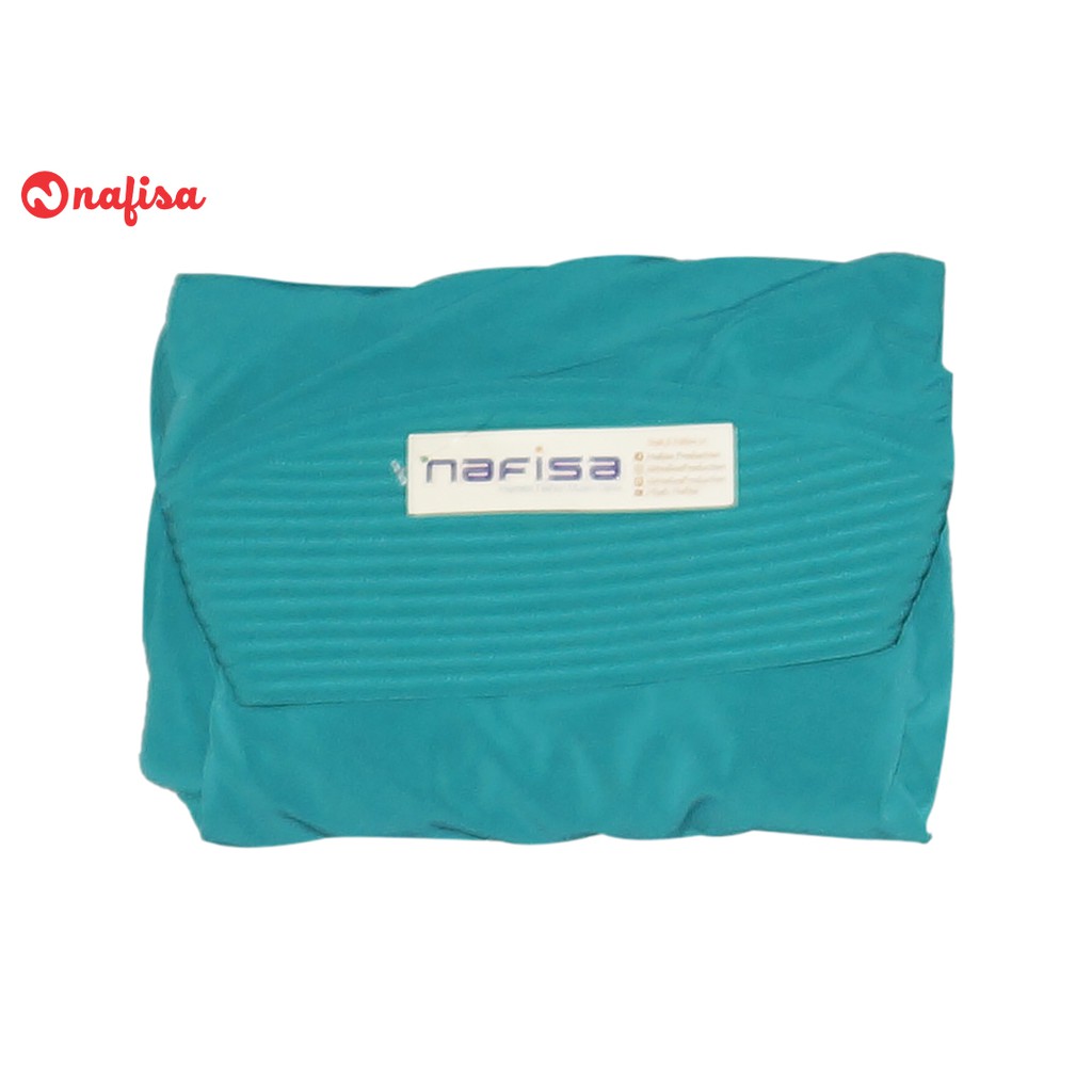 Jilbab Nafisa Belvana/Hijab syari/Kerudung instan/Jilbab murah/Berkualitas-Toska