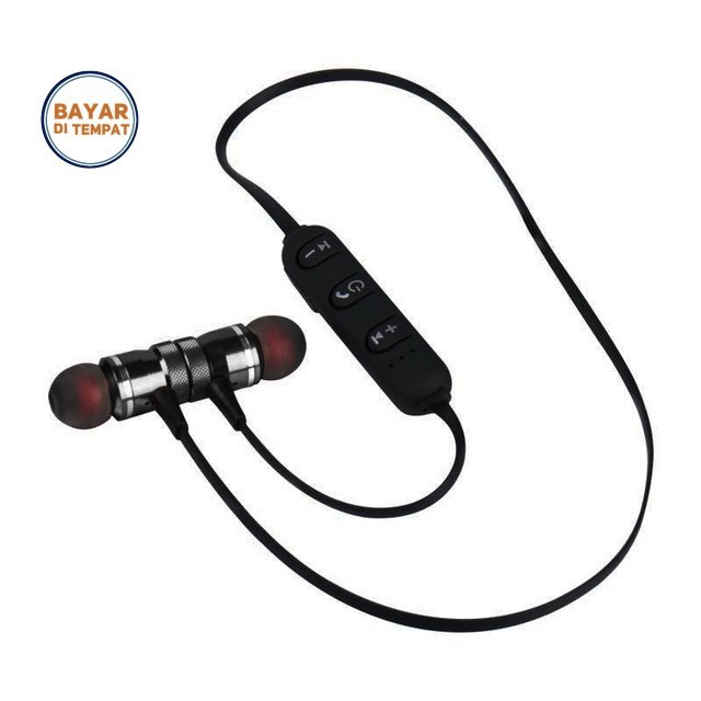 Handsfree Bluetooth Kabel Tipe Magnet JBL S6 - Original - Hitam