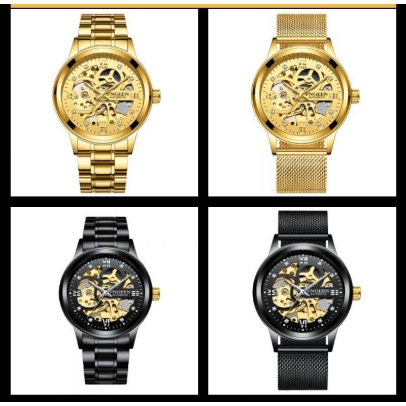 Jam tangan Fngeen model automatic