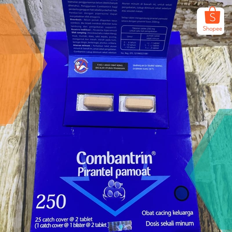 Combantrin pirantel pamoat blister Terlaris