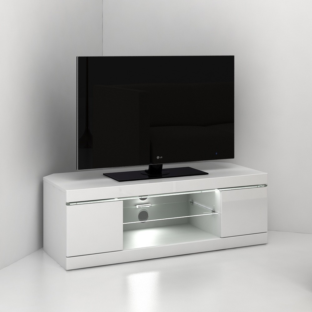 Pro Design INTV 120C LW Rak  TV  Meja TV  Putih Mengkilap 