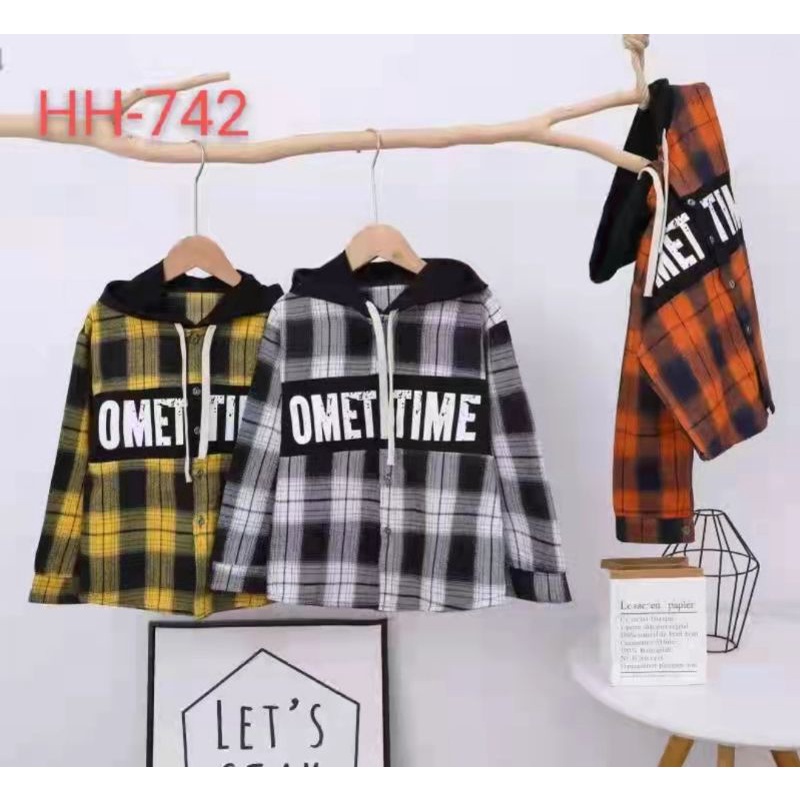 kemeja flanel, flanel Hoodie