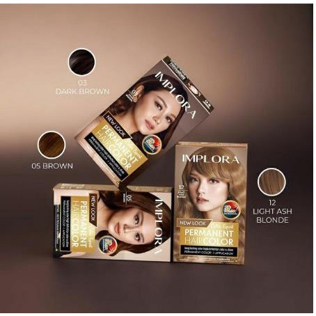 * NCC * Implora Semir Rambut Permanent Hair Color Long Lasting