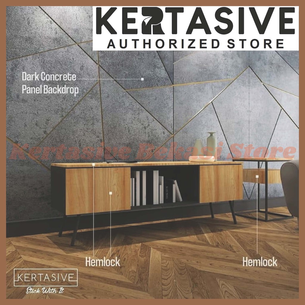 Kertasive Hemlock - Pelapis Kayu - Pelapis DInding