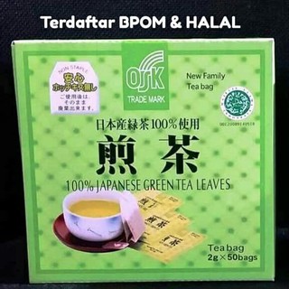 OSK Japanese Green Tea/Teh Hijau/ original /keto,@50bags