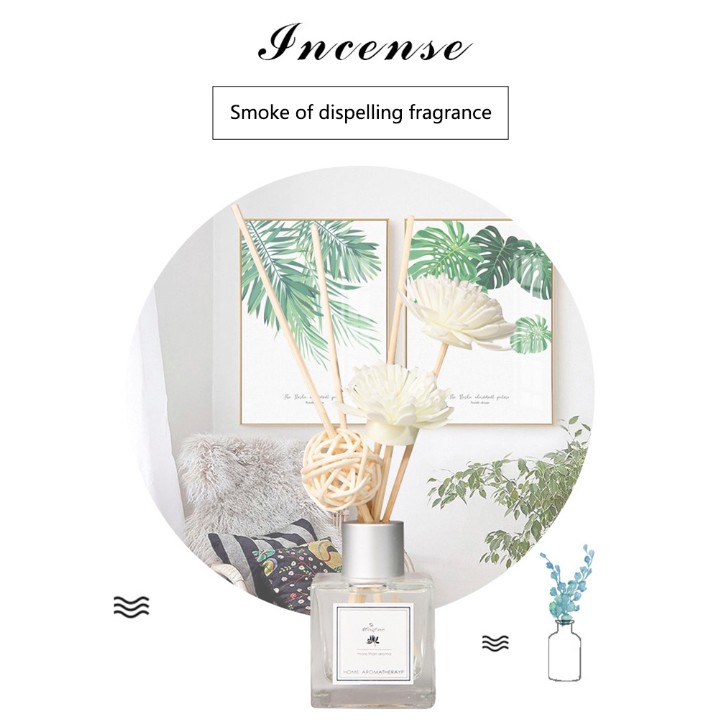 DuaWarna Rotan Reed Diffuser Aromatherapy Pengharum Ruangan Aroma Terapi Diffuser Aromaterapi DE030-6