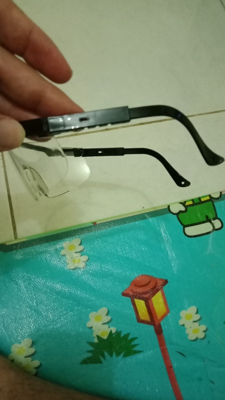 Kacamata Goggle Safety Anti Debu Pelindung Mata Bahan Import