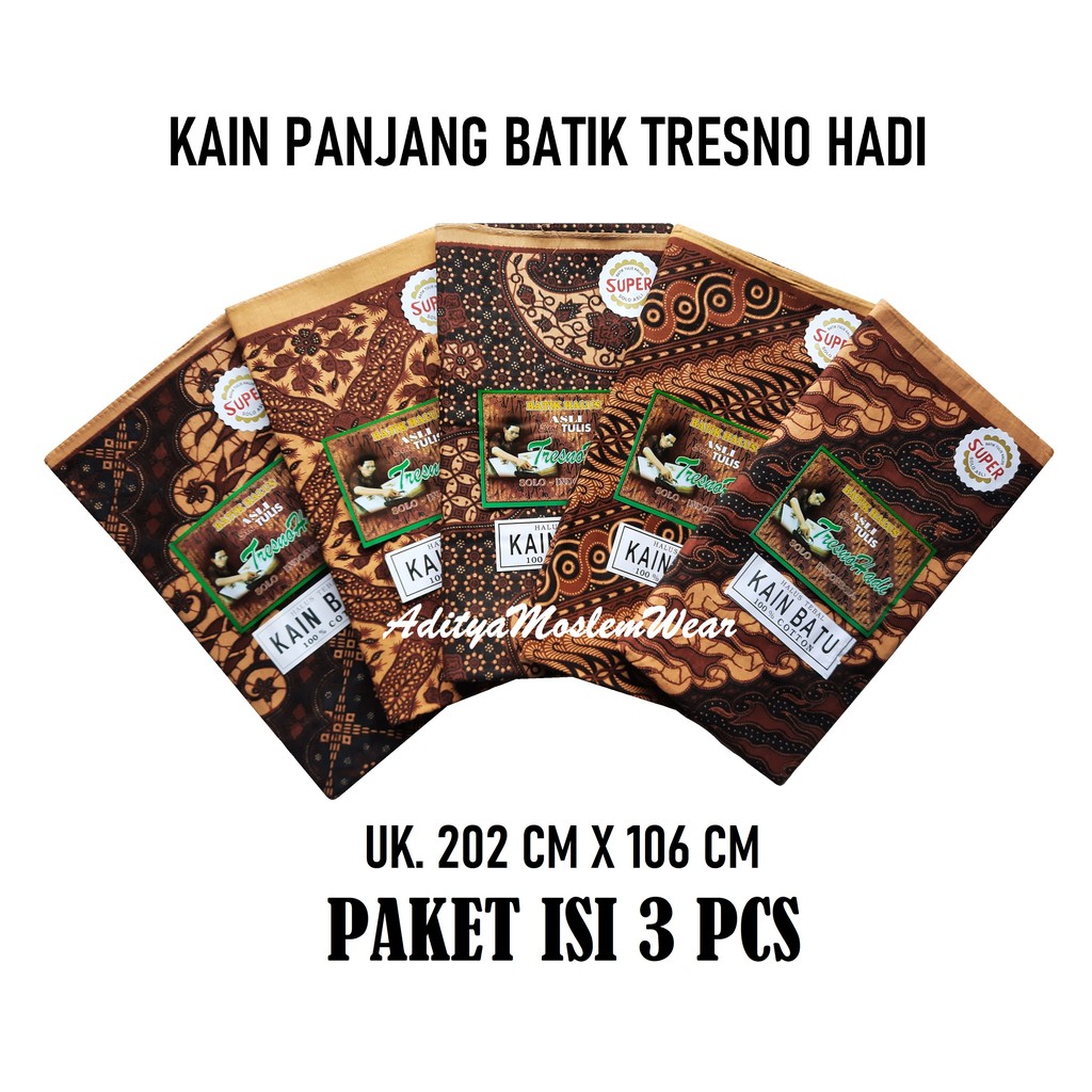 PAKET HEMAT 3 PCS KAIN PANJANG BATIK CAP TRESNO HADI SAMPING KEBAT PANJANG JARIK GENDONG MELAHIRKAN