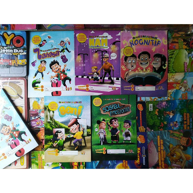 PAKET UNTUK ANAK TK A & TK B (6BUKU/SET)