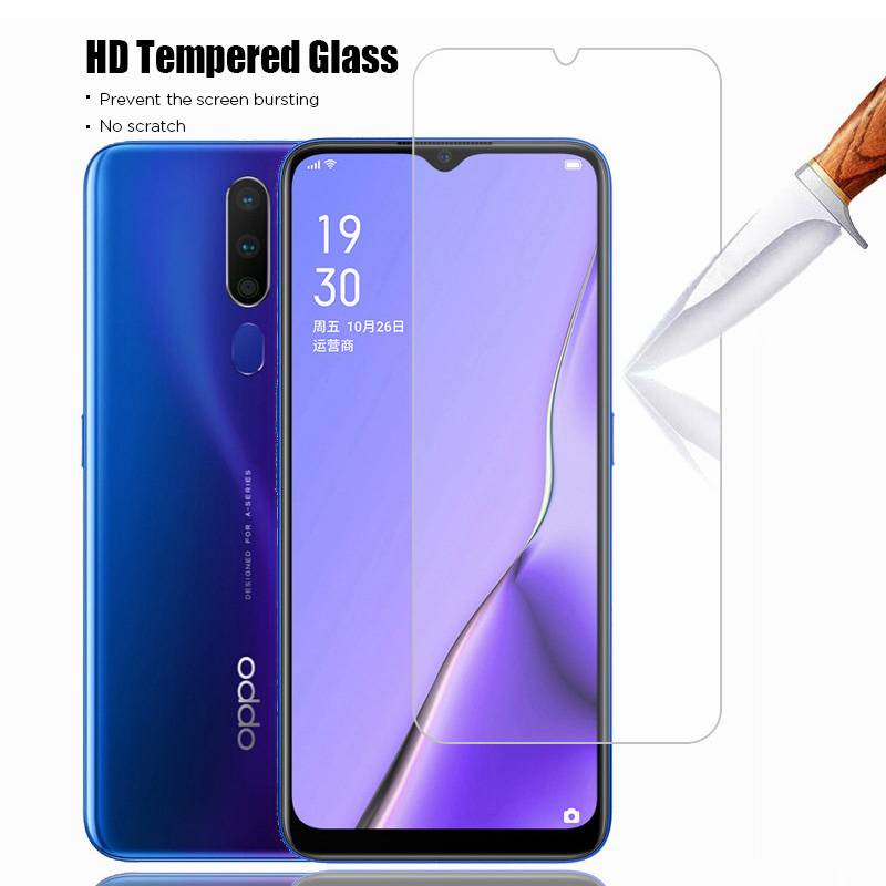 Pelindung Layar Tempered Glass Untuk Oppo A1K / A12 / A12E / A15 / A15S / A31 / A53 / A3S / A5S / A7 / A9 / A91 / F11Pro / F92 / F7 / A93