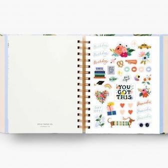 

2022 Hydrangea 17-Month Covered Spiral Planner by Rifle Paper Co.