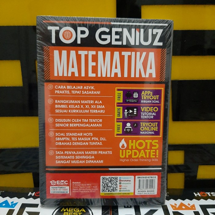 ✨ READY✨ TOP GENIUS BEST POCKET MATEMATIKA SMA KLS X,XI,XII
