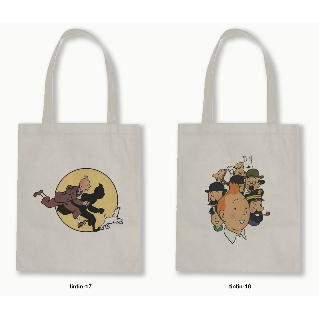 TOTE BAG RESLETING - TINTIN series.02