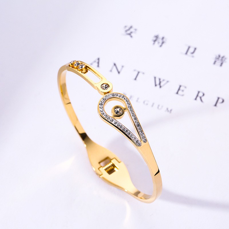 [NEW] Gelang Bracelet Wanita Aksesoris Titanium Korea Trend Masa Kini Cocok Hadiah GK118