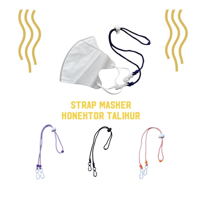 strap masker konektor talikur