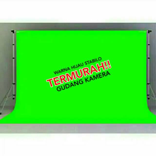Background Hijau Green Screen Greenscreen 6 X 2 5 Meter 3x2 5m Shopee Indonesia