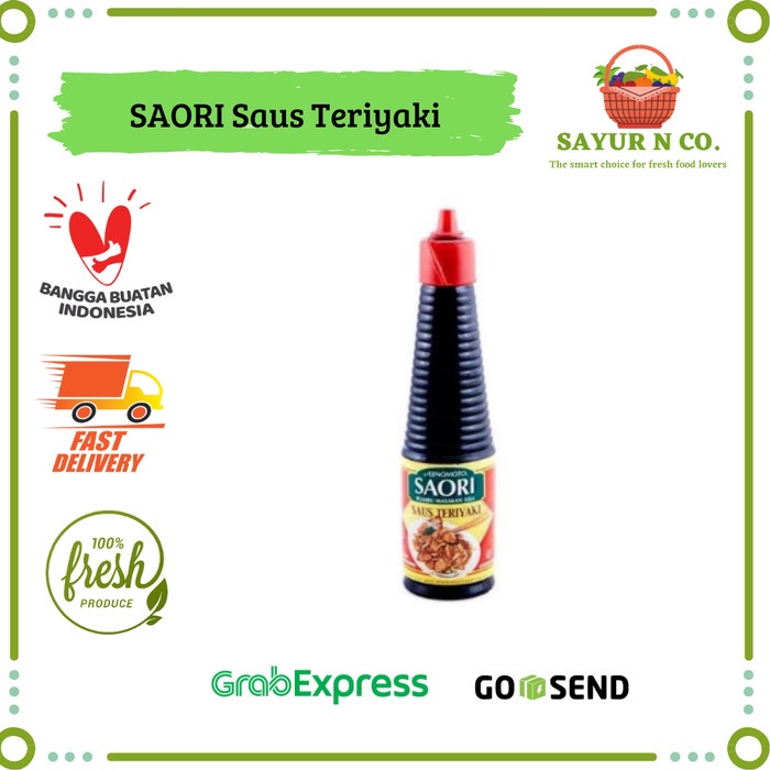 

SAORI Saus Teriyaki Botol 135ml | Sayur N Co Bekasi